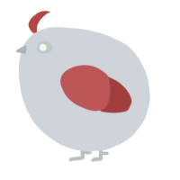 A mist and red chicken