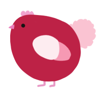 A crimson and rose chicken