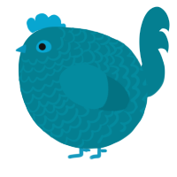 A sea chicken with a lace pattern