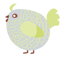 A mist and lemon chicken with a lace pattern