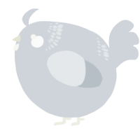 A mist chicken with a neck-band pattern