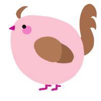 A rose and brown chicken