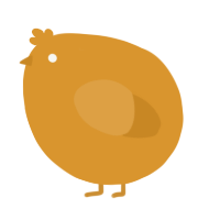 A orange chicken