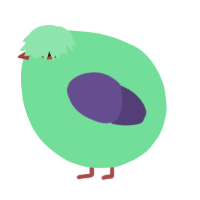 A spring and overcast chicken