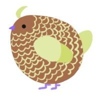 A brown and lemon chicken with a lace pattern
