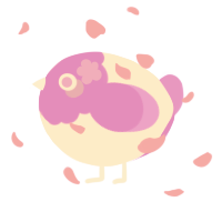 A tumblr and leaf chicken with a head pattern