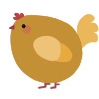 A gold and honey chicken