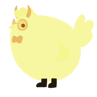 A mist and rose chicken with a lace pattern