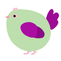 A gluppy and plum chicken