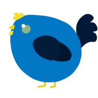 A sapphire and tumblr chicken