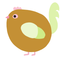 A gold and apple chicken