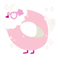 A rose and white chicken with a head pattern