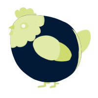 A tumblr and lemon chicken with a head pattern