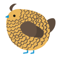 A honey and bark chicken with a lace pattern