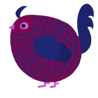 A wine and navy chicken with a lace pattern