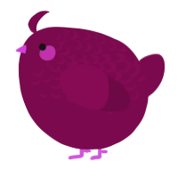 A wine chicken with a half-lace pattern
