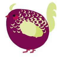 A wine and lemon chicken with a half-lace pattern