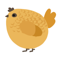 A honey and orange chicken with a half-lace pattern