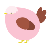 A rose and russet chicken