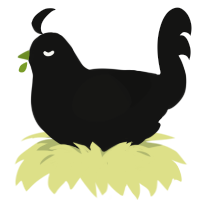 Love You To Death, a black chicken