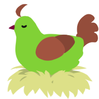 A grass and russet chicken