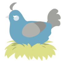 A sky and ash chicken