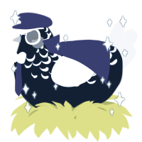 A tumblr and mist chicken with a half-lace pattern