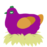 A plum and orange chicken