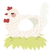 heavy cream, a cream and white chicken with a lace pattern