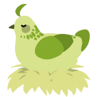 A lemon and chartreuse chicken with a neck-speckle pattern