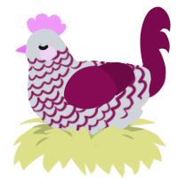 Vitamins, a mist and wine chicken with a lace pattern