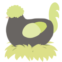 A grey and lemon chicken