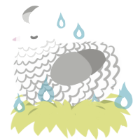 The Burned Grey, a mist and ash chicken with a lace pattern