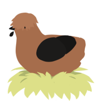 (unnamed), a brown and sable chicken