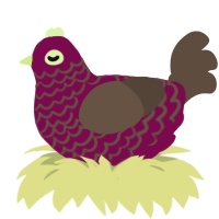 apple cider turd, a wine and bark chicken with a lace pattern
