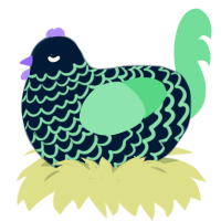 Glow Stick, a tumblr and spring chicken with a lace pattern