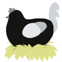 Sleep Paralysis, a black and mist chicken