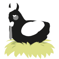 Vendetta, a black and mist chicken