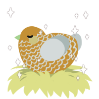 金宝, a gold and silver chicken with a lace pattern