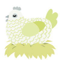 key lime pie, a white and lemon chicken with a lace pattern
