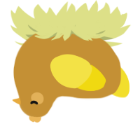 Chimkenchanga, a gold and yellow chicken