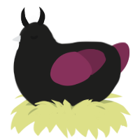Voice of the Cheated, a sable and maroon chicken