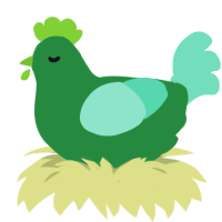 soap, a viridian and mint chicken