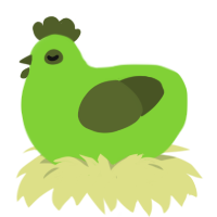Blade of Grass, a grass and olive chicken