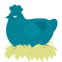 A sea chicken with a lace pattern