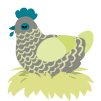 (unnamed), a ash and lemon chicken with a lace pattern