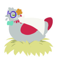 dr slaughter, a silver and crimson chicken with a neck-speckle pattern