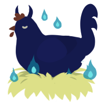 Abyssal, a navy chicken