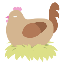 Freak Two, a beige and brown chicken