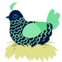 spits up gunk, a tumblr and spring chicken with a lace pattern